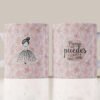 Taza floral en tonos rosados con ilustración de balerina y frase motivadora “Piensa que puedes y estarás a medio camino”, ideal como regalo femenino e inspirador.