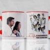 Taza inspirada en Grey’s Anatomy, con ilustración de personajes y frase “Es un hermoso día para salvar vidas”, ideal para fans de la serie y profesionales de la salud.